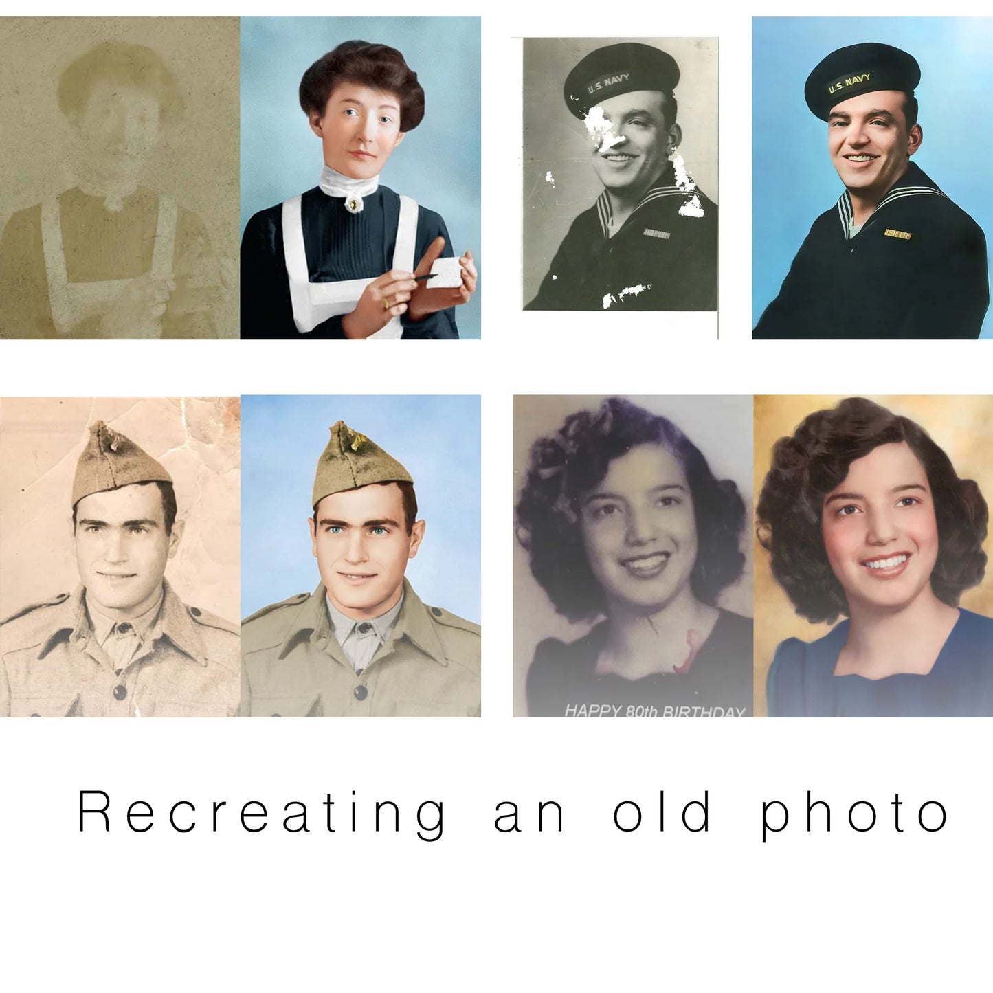 Old VIP photo restoration
